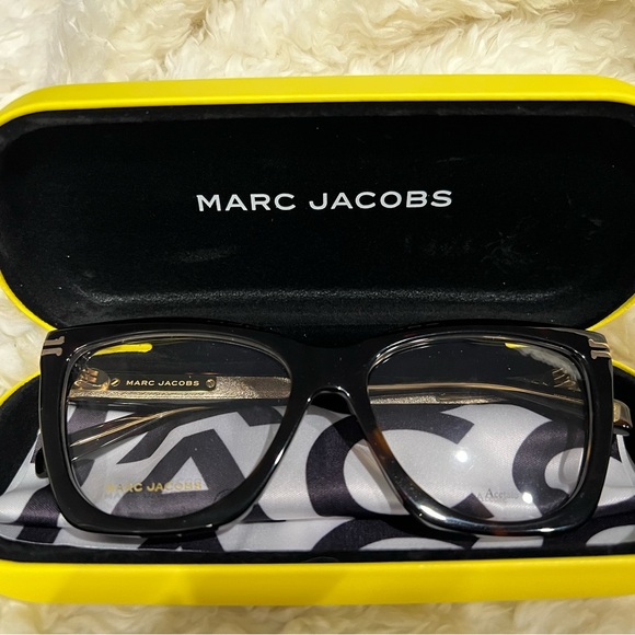 Marc Jacobs Tortoise and Gold Eyeglasses - Picture 2 of 5